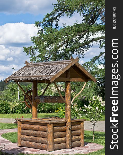 Rural well water felling roof