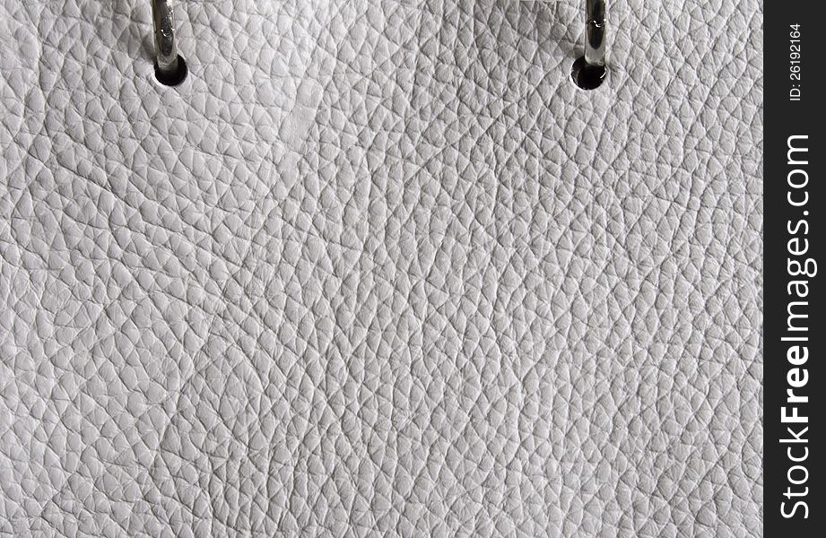 Anil soft grey leather detail