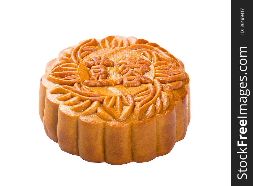 Chinese Mooncake, the Chinese words on the mooncake is not a logo or trademark.