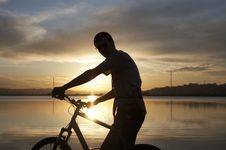 Sunset Biker Stock Photos Sunset Biker Stock Photos