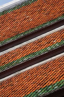 Colorful Roof Stock Images