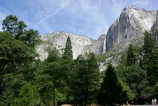 Yosemite Falls Stock Photo
