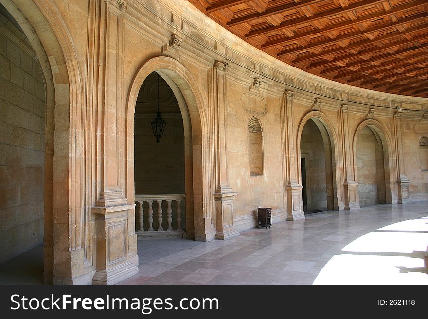 Carlos V palace. The Alhambra, Granada (Spain)