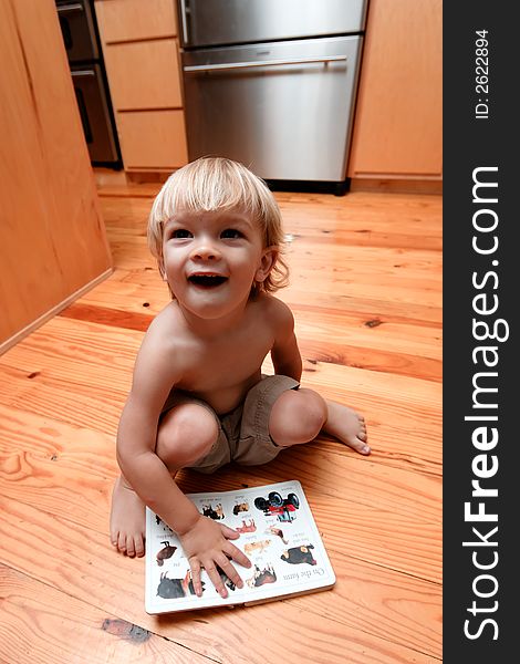 Boy and his book