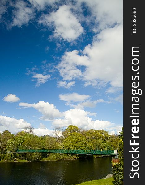Walk bridge over the river tummel,
pitlochry,
perthshire,
scotland,
united kingdom. Walk bridge over the river tummel,
pitlochry,
perthshire,
scotland,
united kingdom.