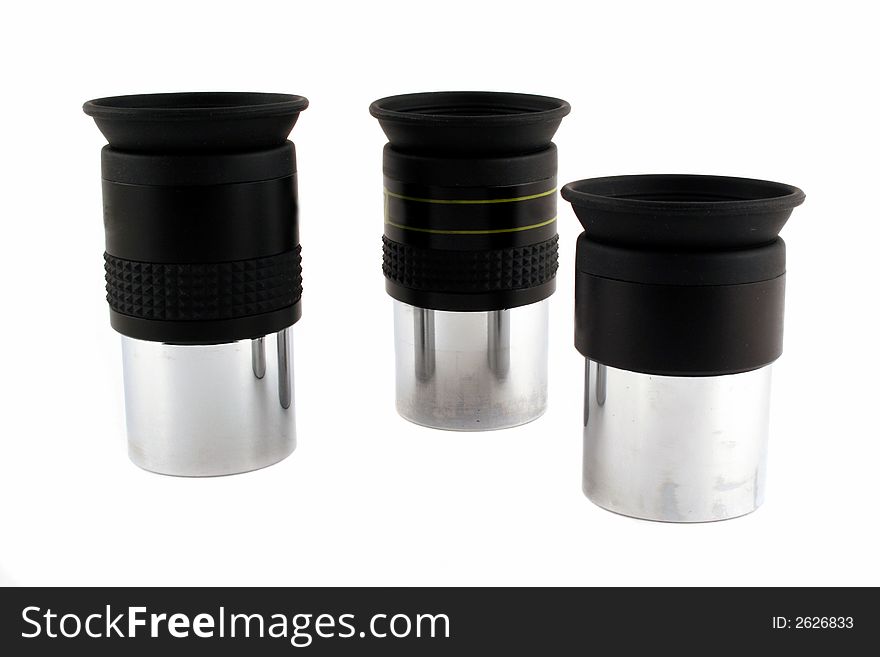 An image of some Telescope eyepieces. An image of some Telescope eyepieces