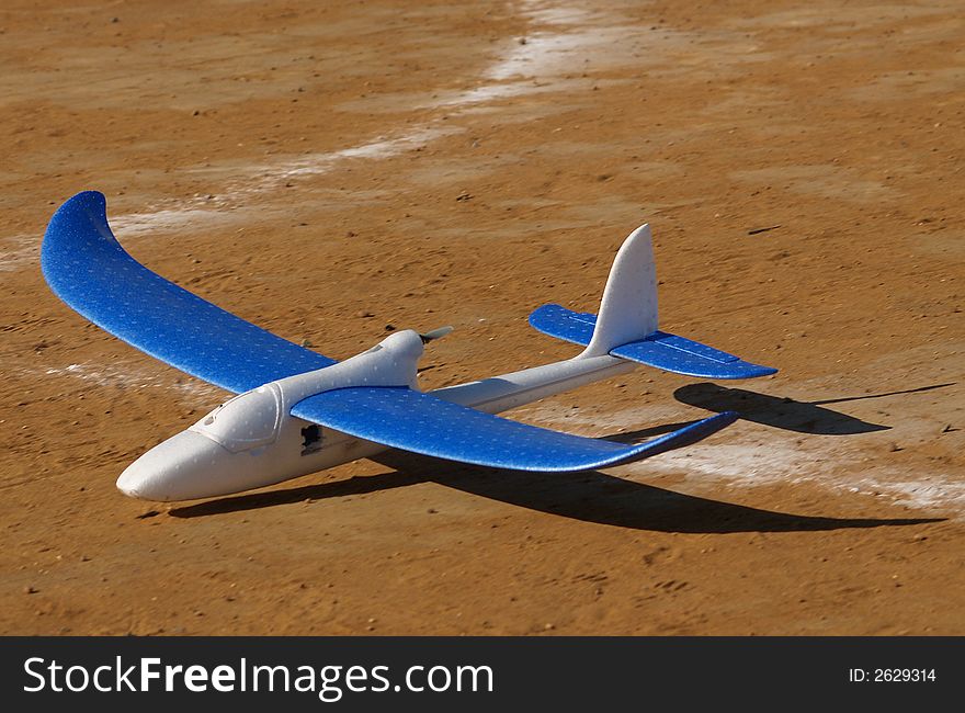 RC Plane 1 Inch From Landing