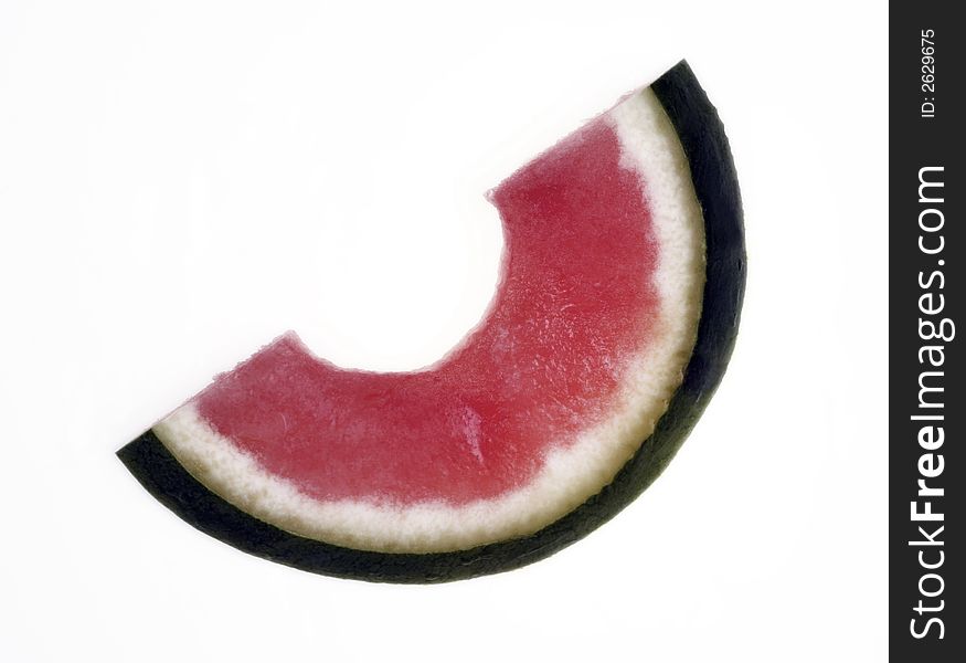 Water-melon on white background