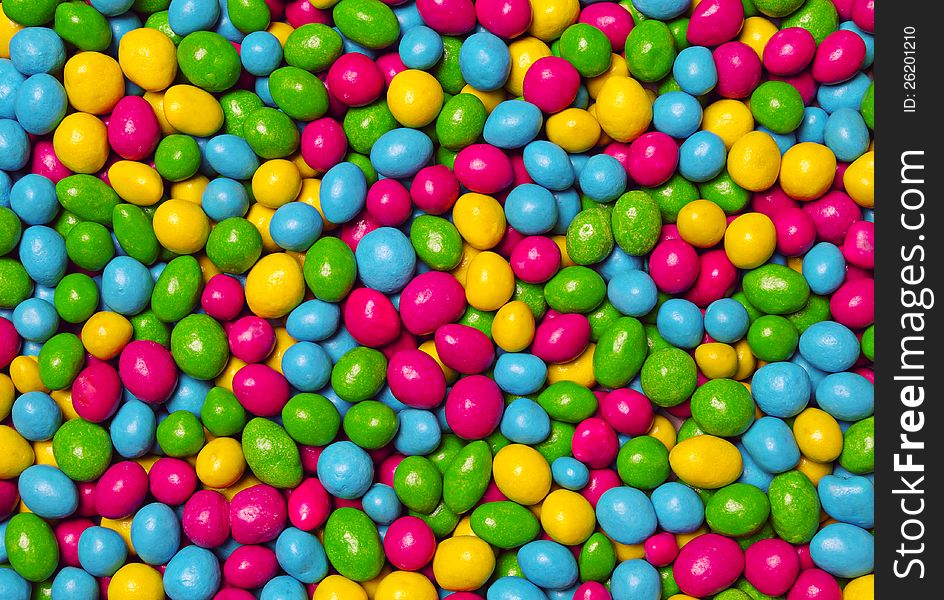 Background of sweet colorful candy. Background of sweet colorful candy