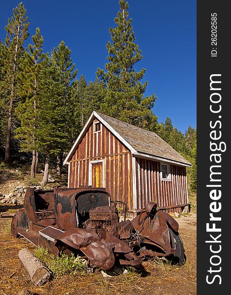 Old Shack and Rusty Car