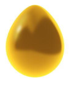 Golden Egg Royalty Free Stock Image