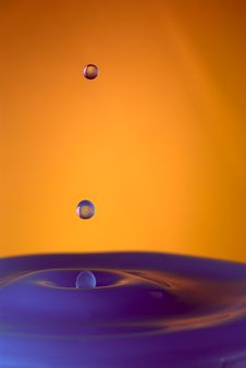 Falling Water Drop Stock Photography Falling Water Drop Stock Photography