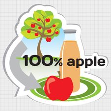 Circle Of Making Apple Juice Royalty Free Stock Photos Circle Of Making Apple Juice Royalty Free Stock Photos