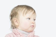 Portrait Of Caucasian Female Toddler Stock Photo Portrait Of Caucasian Female Toddler Stock Photo