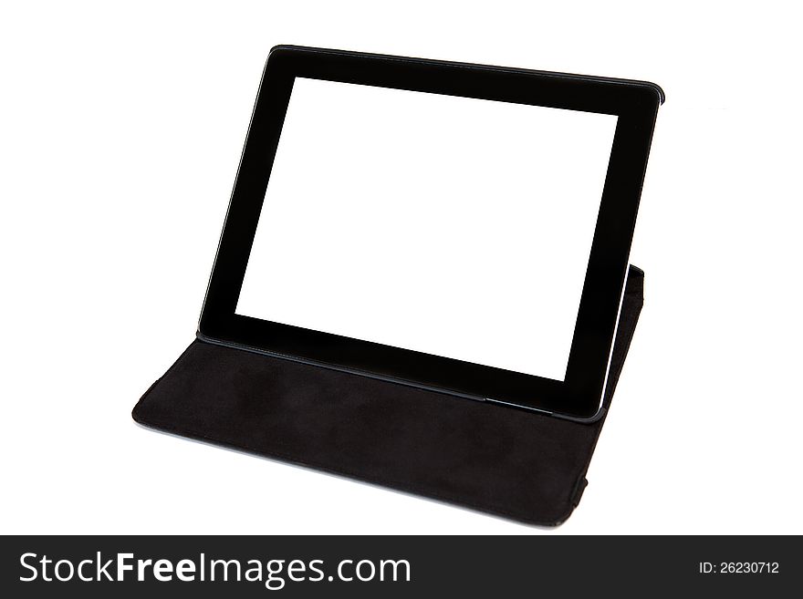 Tablet In Black Carrying Case