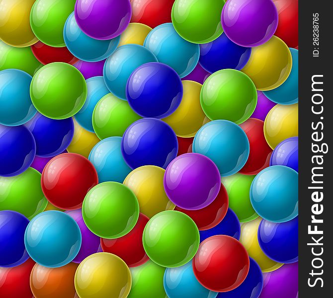 Abstract background with colorful glossy balls texture. Abstract background with colorful glossy balls texture.