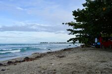 Free Daplangu Sumur Beach, Pandeglang, Indonesia – October 09, 2022: The Best Spots To Enjoy The Beach Atmosphere Royalty Free Stock Image - 262347286