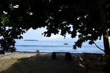 Free Daplangu Sumur Beach, Pandeglang, Indonesia – October 09, 2022: The Best Spots To Enjoy The Beach Atmosphere Stock Images - 262348424