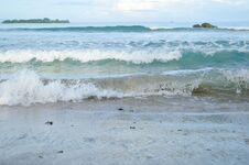 Free Daplangu Sumur Beach, Pandeglang, Indonesia – October 09, 2022: The Best Spots To Enjoy The Beach Atmosphere Royalty Free Stock Image - 262348756