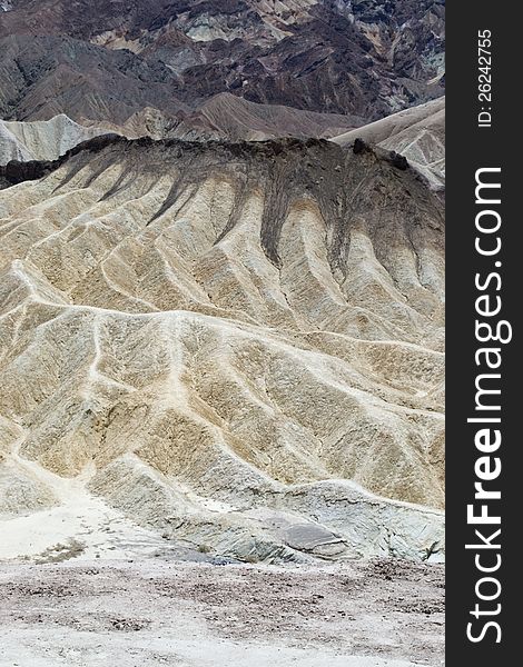 Death valley national park,california,USA-august 3,2012:view of the valley.