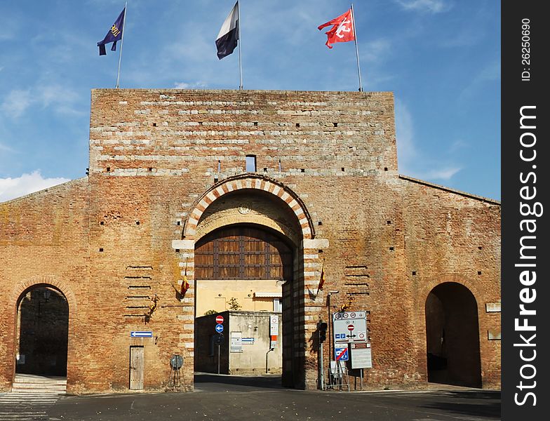 Porta San Marco in Siena, Tuscany, Italy