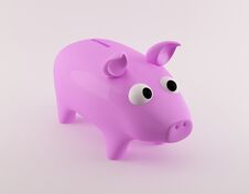 Pink Pig Royalty Free Stock Photography Pink Pig Royalty Free Stock Photography