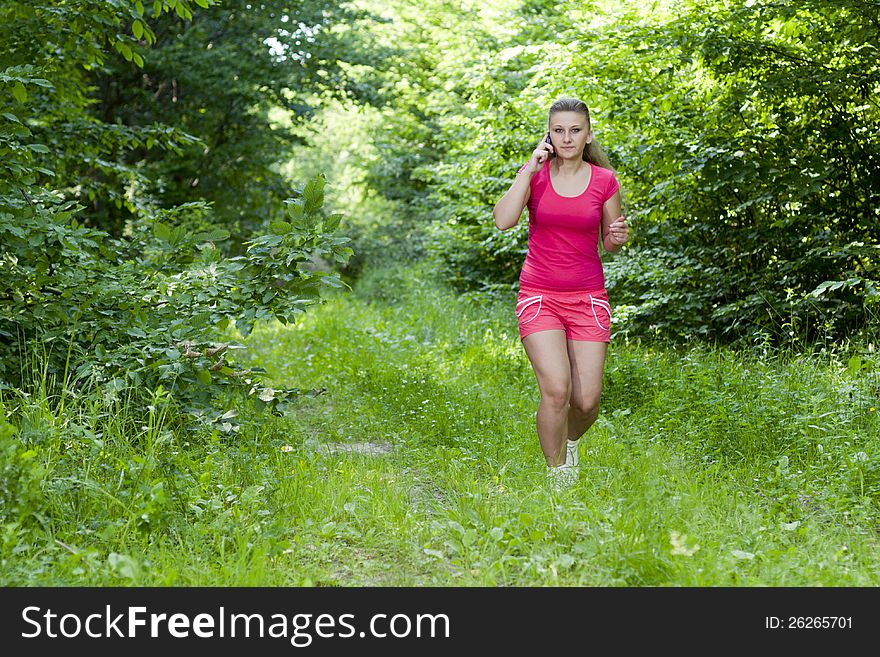 Girl In The Woods