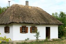 Ukrainian Village House Royalty Free Stock Photo