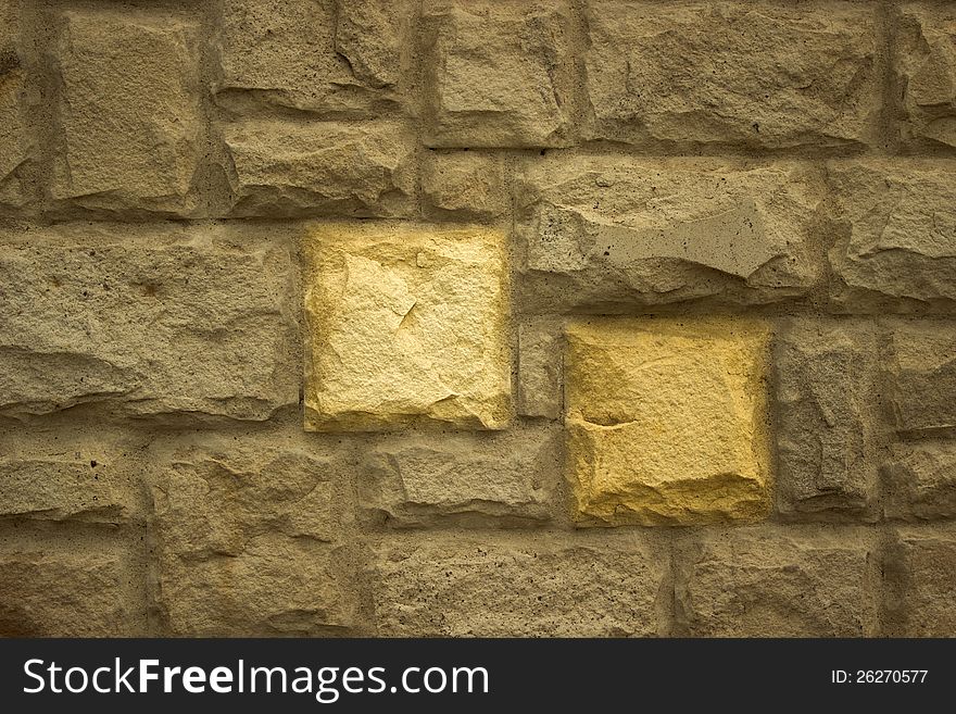 Old stone wall can use like textured background. Old stone wall can use like textured background