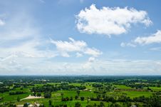 Aerial View Of A Rural Region And Farmland. Royalty Free Stock Photos Aerial View Of A Rural Region And Farmland. Royalty Free Stock Photos