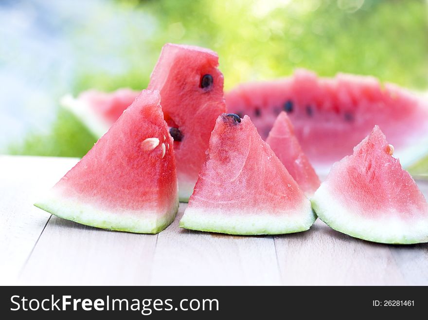 Fresh Watermelon, Tasty Dessert