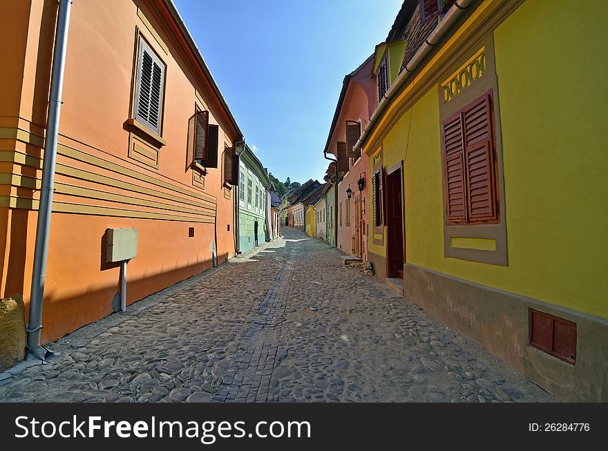 Sighisoara is a city in middle Transylvania of Romania, great touristic attraction. This tower is situated in the old part of the city, part of the fortress, in front of the city hall. Sighisoara is a city in middle Transylvania of Romania, great touristic attraction. This tower is situated in the old part of the city, part of the fortress, in front of the city hall.