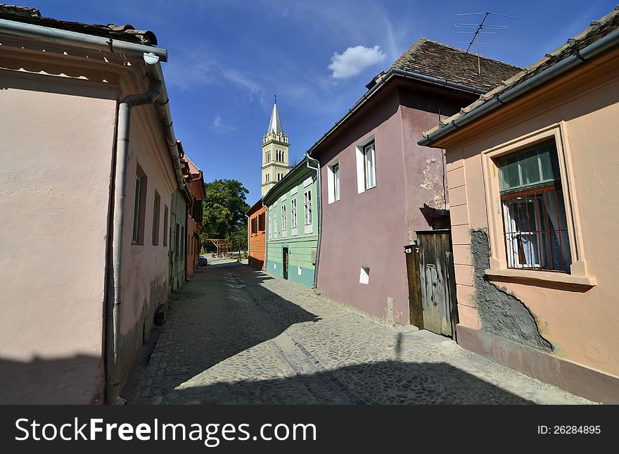 Sighisoara is a city in middle Transylvania of Romania, great touristic attraction. Sighisoara is a city in middle Transylvania of Romania, great touristic attraction.