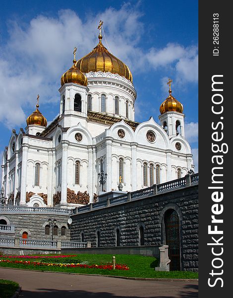 Russia. Moscow. Temple of Christ Our Saviour.