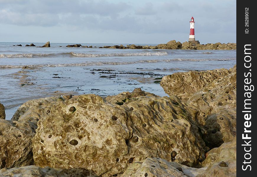 Beachy Head Light House Near Eastbourne