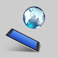 Tablet With Social Network Concept Royalty Free Stock Photo Tablet With Social Network Concept Royalty Free Stock Photo