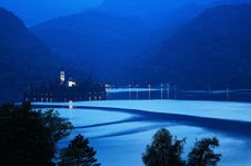 Lake At Evening Royalty Free Stock Image Lake At Evening Royalty Free Stock Image