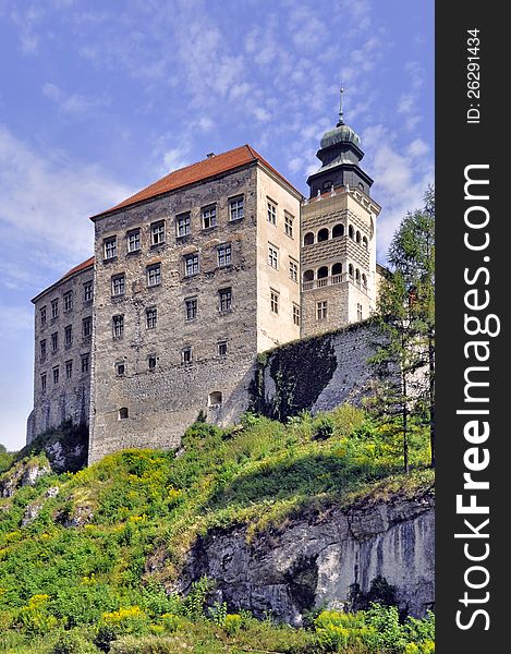 Castle Pieskowa Skala in Poland