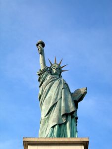 Parisian Statue Of Liberty Royalty Free Stock Photography