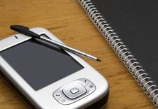PDA In The Office 02 Royalty Free Stock Image PDA In The Office 02 Royalty Free Stock Image