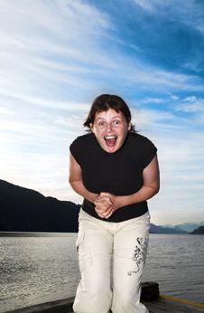 Happy Girl Royalty Free Stock Image Happy Girl Royalty Free Stock Image