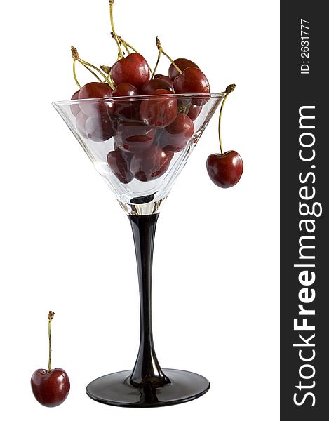 Cherries in goblet