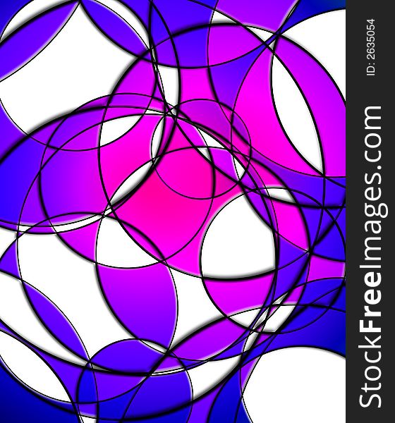 A simple abstract color based circle background. A simple abstract color based circle background.