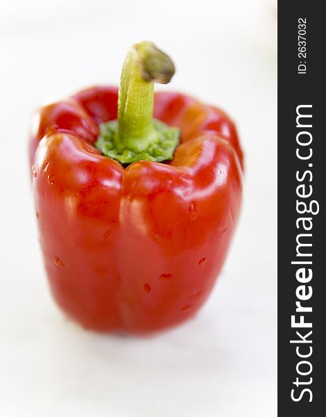 Red pepper isolated