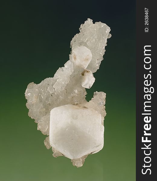 Close up of a prehnite mineral. Close up of a prehnite mineral