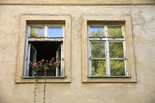 Two Windows Stock Image Two Windows Stock Image
