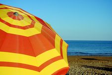 Colorful Beach Umbrella Royalty Free Stock Photos Colorful Beach Umbrella Royalty Free Stock Photos