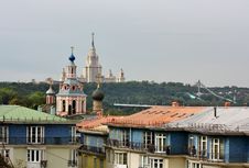 View On Sparrow Hills In Moscow Stock Photography View On Sparrow Hills In Moscow Stock Photography