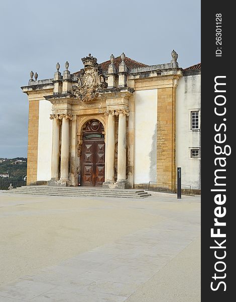 View Of The Patio Of The Coimbra University