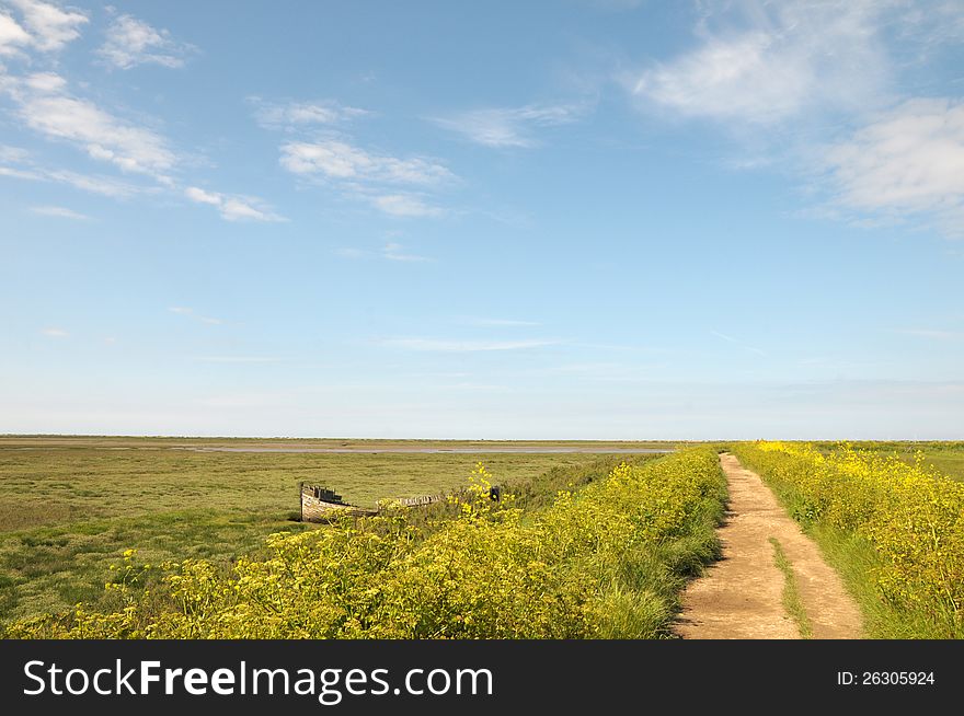 Marshes At Blakeney